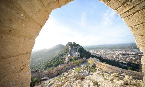 Xativa-Schloss-Aussicht